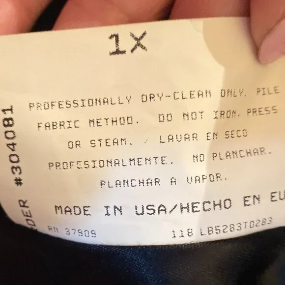 Monterey Fashion Faux Fur Super Soft Two Tone Coat Size 1X 27" PTP EUC - Picture 9 of 10